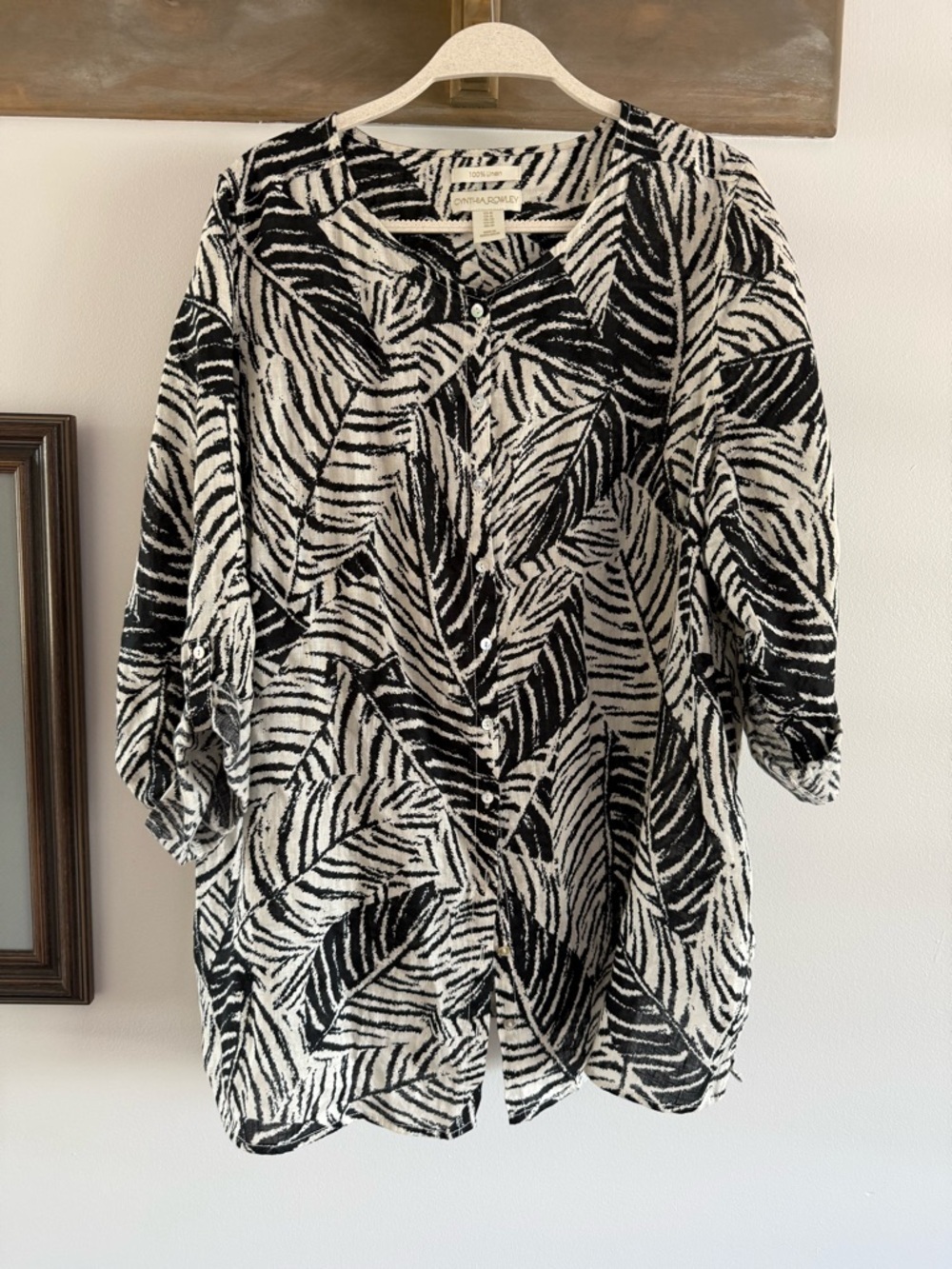 Cynthia Rowley linen button up